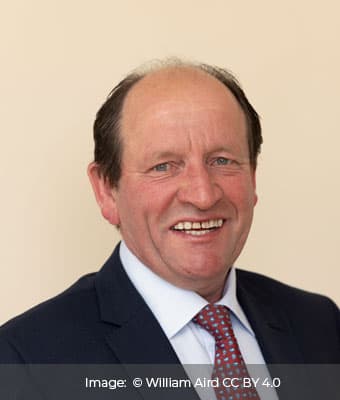 Official portrait of William Aird