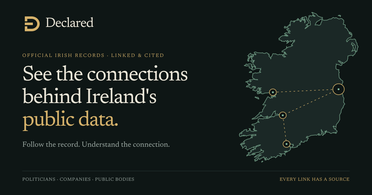 Data sources and how records are linked · Declared